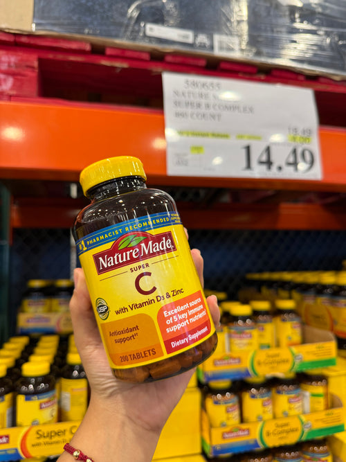 Nature Made Super C – Vitamina C + D3 + Zinc